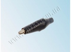 Зажим крокодил, 5А, 26mm чёрный